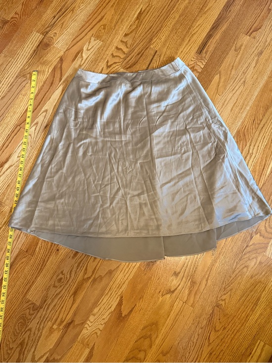 Talbots Dresses & Skirts - Light caramel brown silk Talbots Skirt - Women's